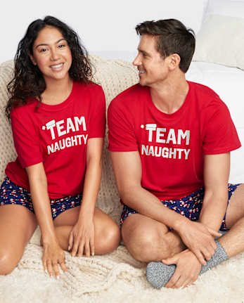 Adult Christmas Graphic Sleep Tee