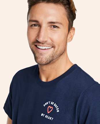 Adult Valentine's Day Graphic Sleep Tee