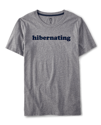 Camiseta para dormir con estampado gráfico para hombre