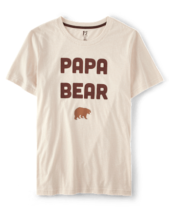 Camiseta para dormir con estampado gráfico para hombre