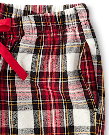 Womens Print Flannel Pajama Pants