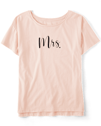 Camiseta para dormir con estampado gráfico para mujer