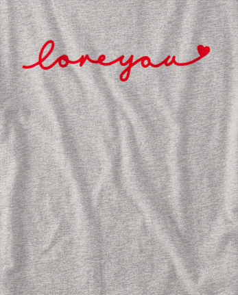 Camiseta para dormir con estampado del día de San Valentín para mujer