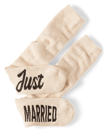 Womens Just Married Socks