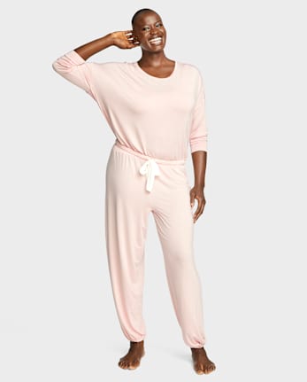 Womens Tie-Front Modal Pajama Pants