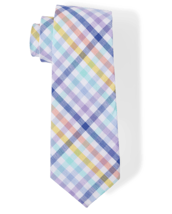 Cravate vichy pour garçon