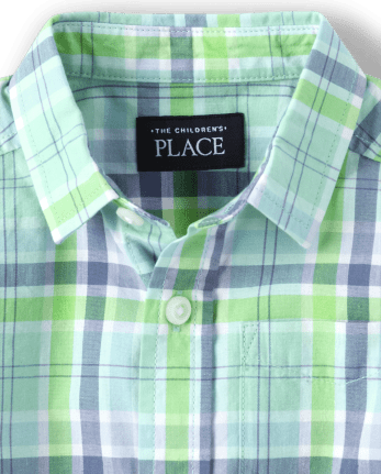 Baby And Toddler Boys Dad And Me Plaid Poplin Button Down Shirt