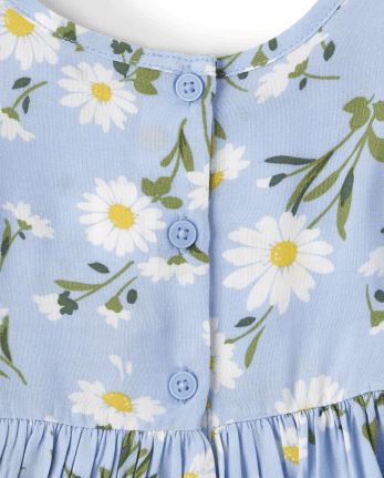 thumbnail image 2 of The Children's Place,Baby Girls,and Newborn Dresses,Purple Floral,3-6 Months 2 of 11