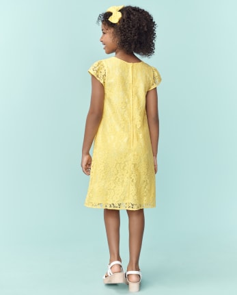 Girls Mommy And Me Lace Shift Dress