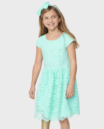 Girls Mommy And Me Lace Dress