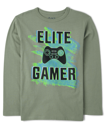 Camiseta con gráfico Elite Gamer para niños
