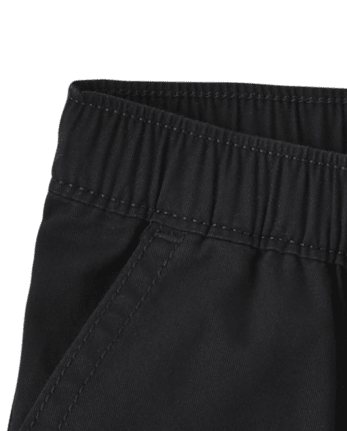 Shorts sin cierres de sarga para bebés y niñas pequeñas