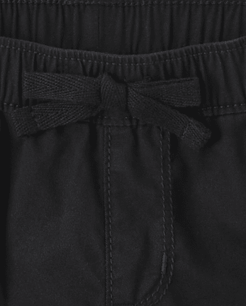 Shorts sin cierres de sarga para bebés y niñas pequeñas