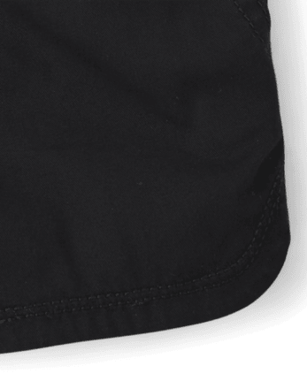 Shorts sin cierres de sarga para bebés y niñas pequeñas