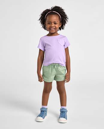 Baby And Toddler Girls Pull On Shorts