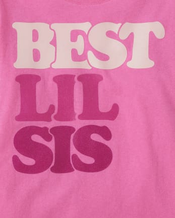 Girls Lil Sis Graphic Tee