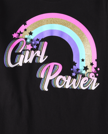 Girls Girl Power Graphic Tee