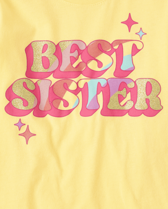 Girls Best Sister Graphic Tee
