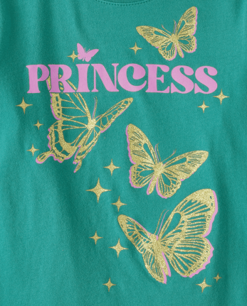 Girls Princess Graphic Tee
