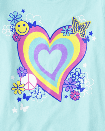 Lot de 3 t-shirts graphiques Icon pour fille