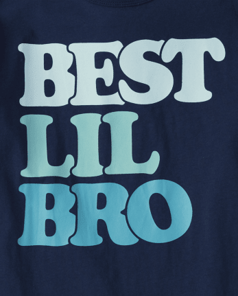 Camiseta estampada Lil Bro para niños