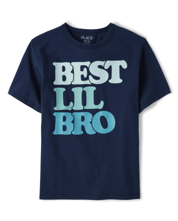 Camiseta estampada Lil Bro para niños
