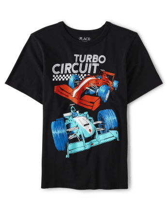 Boys Turbo Circuit Graphic Tee