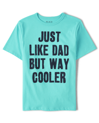 Boys Just Like Dad Graphic Tee
