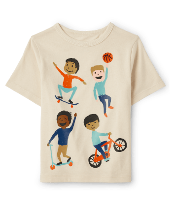 Baby And Toddler Boys Sports Graphic Tee