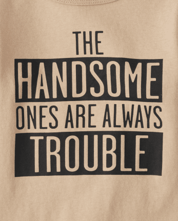 Baby And Toddler Boys Handsome Graphic Tee