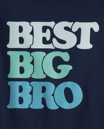 Baby And Toddler Boys Short Sleeve Big Bro Graphic Tee The