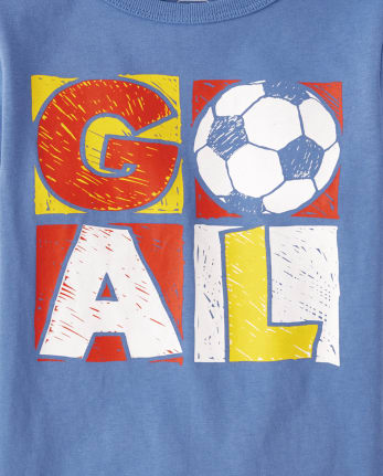 Baby And Toddler Boys Soccer Graphic Tee
