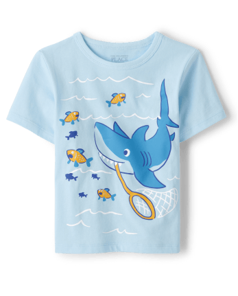 Shark Toddler & Youth Jersey Long Sleeve Tee from The Clean Earth Project