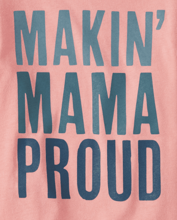 T-shirt graphique Mama pour bébés et tout-petits garçons