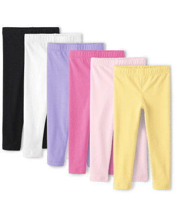 Toddler Girls Leggings 6-Pack