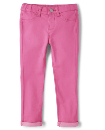 Baby And Toddler Girls Roll Cuff Jeggings | The Children's Place ...