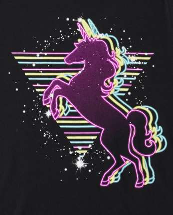 Girls Unicorn Graphic Tee