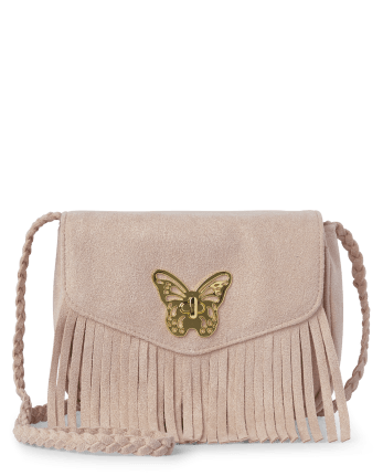 Girls Butterfly Fringe Bag