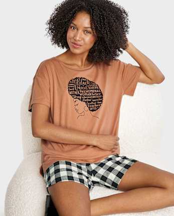 Womens Graphic Sleep Tee