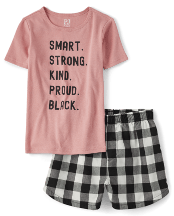 Girls Smart Strong Kind Pajamas