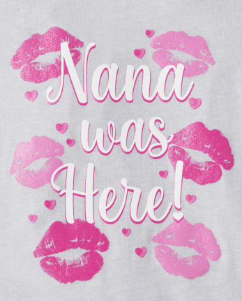 Baby And Toddler Girls Nana Graphic Tee
