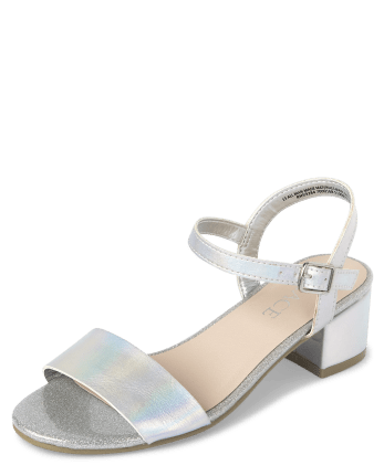 Buy OCHENTA Women's Low Kitten Heels Round Toe Slip On Comfort Dress Shoes  Pumps, Silver Glitter, 10.5 at Amazon.in