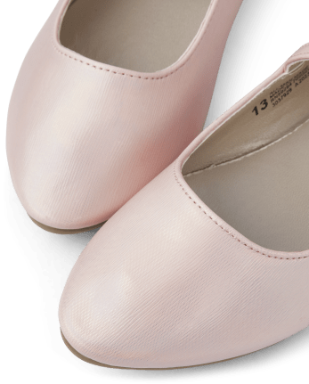 Girls Shimmer Ballet Flats