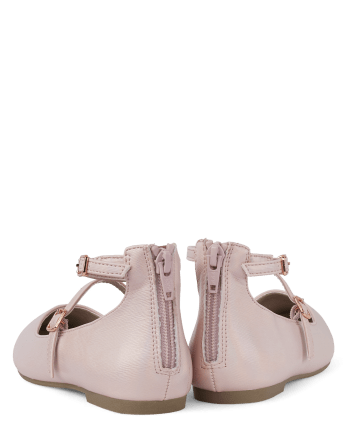 Gymboree Pink Lace Up Flats Shoes girls Size 8