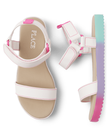 Girls Ombre Sandals