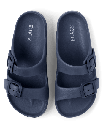 Boys Buckle Slides | The Children's Place - NAVY