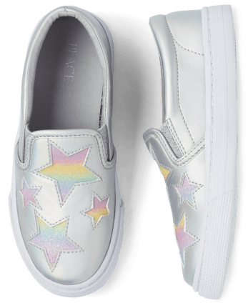 Slip on store sneakers with stars