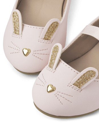 Toddler Girls Bunny Ballet Flats