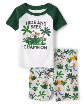 Baby And Toddler Jungle Snug Fit Cotton Pajamas