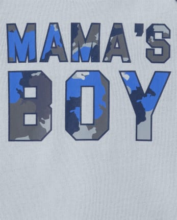 Pijama de algodón de ajuste ceñido para bebés y niños pequeños Mama's Boy
